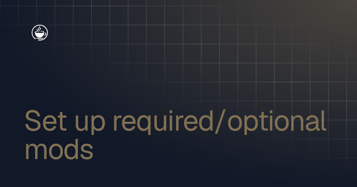 Set up required/optional mods | Project Fika